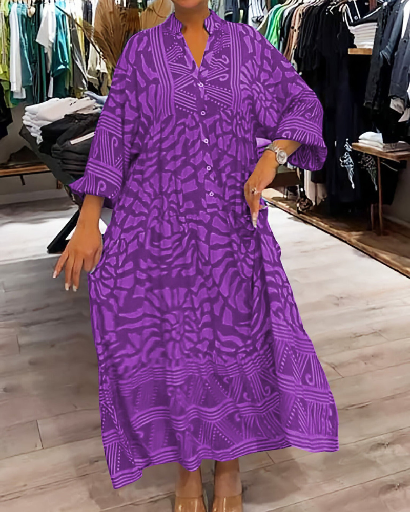 Robe Ample Imprimée