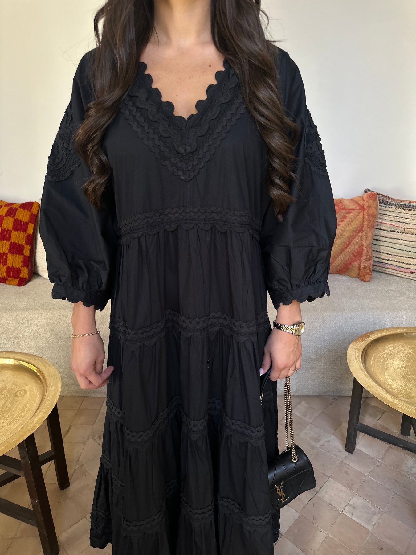 Robe longue blanche élégante