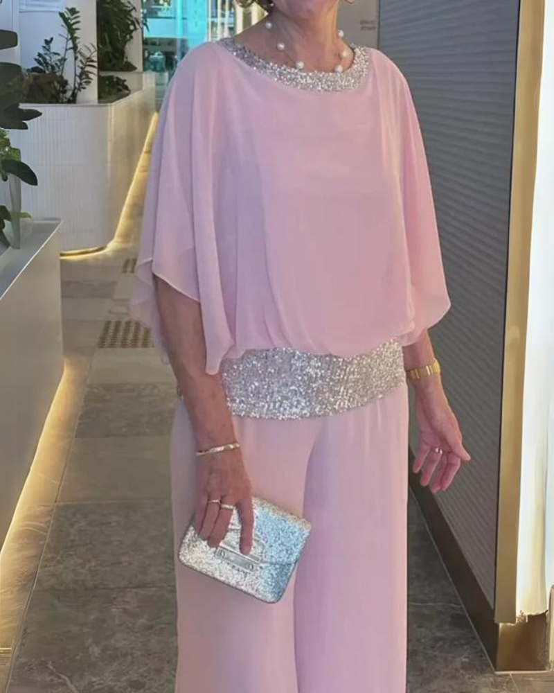 Ensemble Élégant Rose
