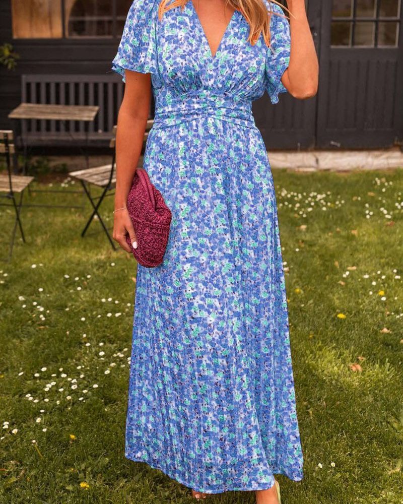 Robe Longue Fleurie
