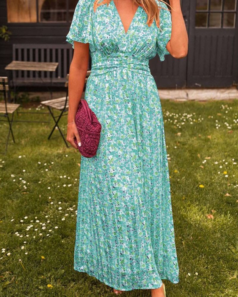 Robe Longue Fleurie