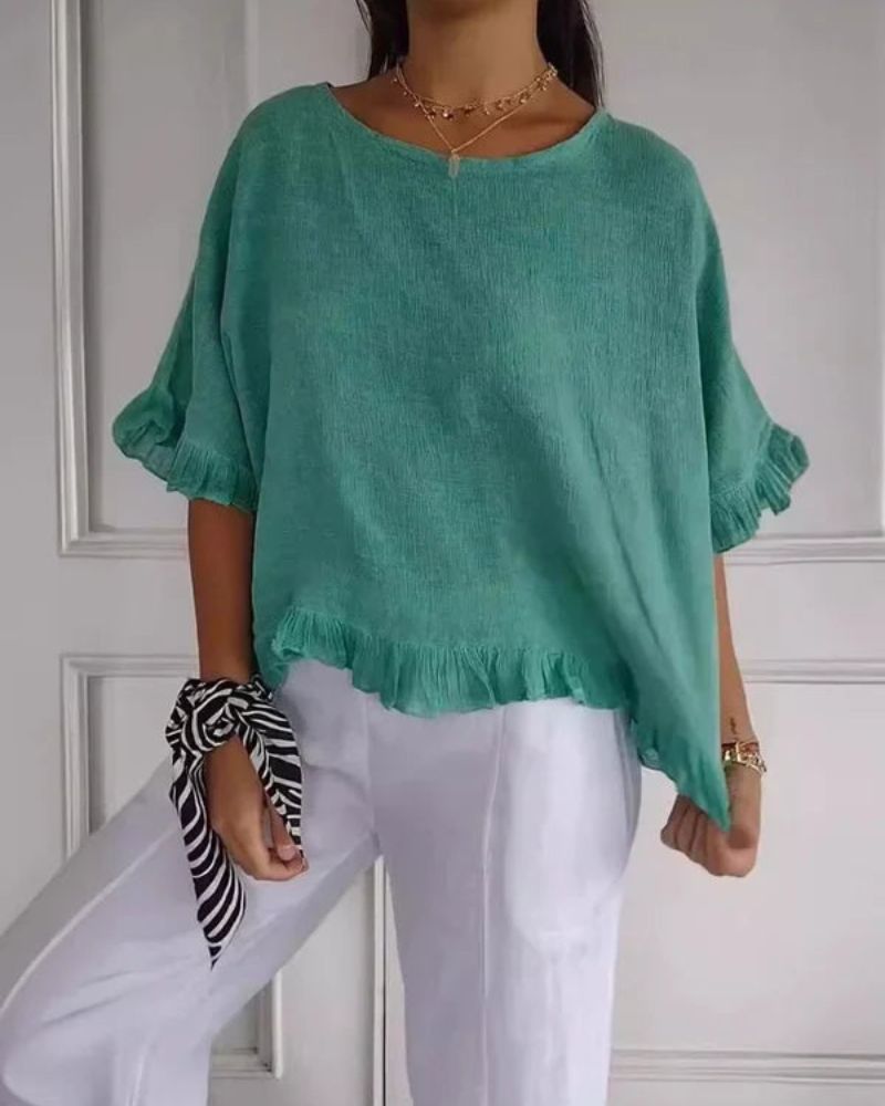 NABILA - CHEMISE EN LIN ÉLÉGANTE