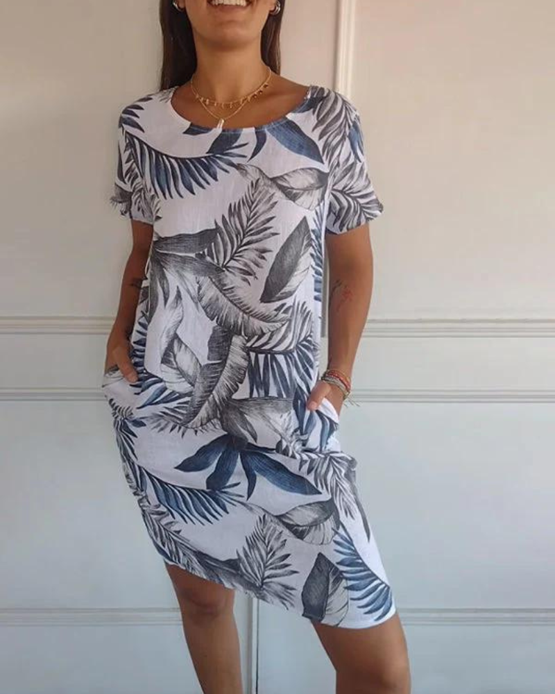 Robe Imprimée en Coton