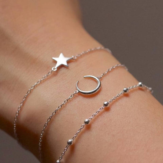 Bracelet Étoiles et Lune