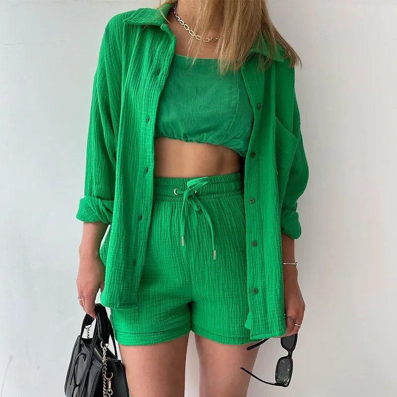 Ensemble Souki deux pièces en coton
