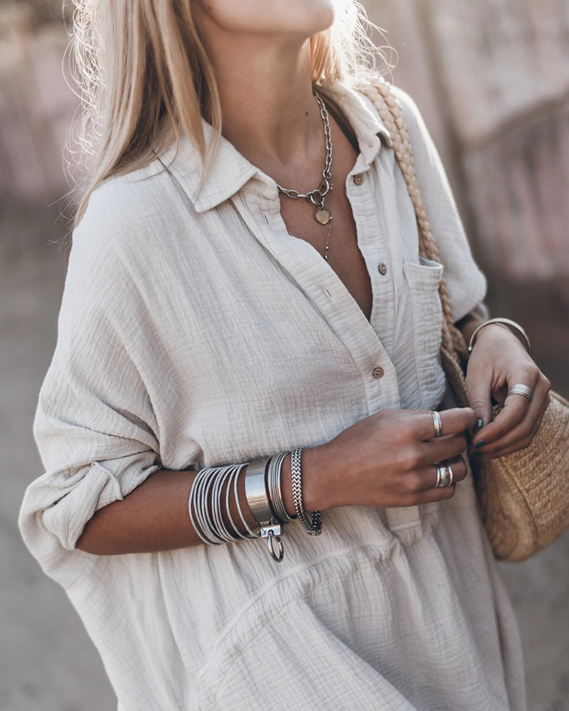 Robe Chemise Chic Coton