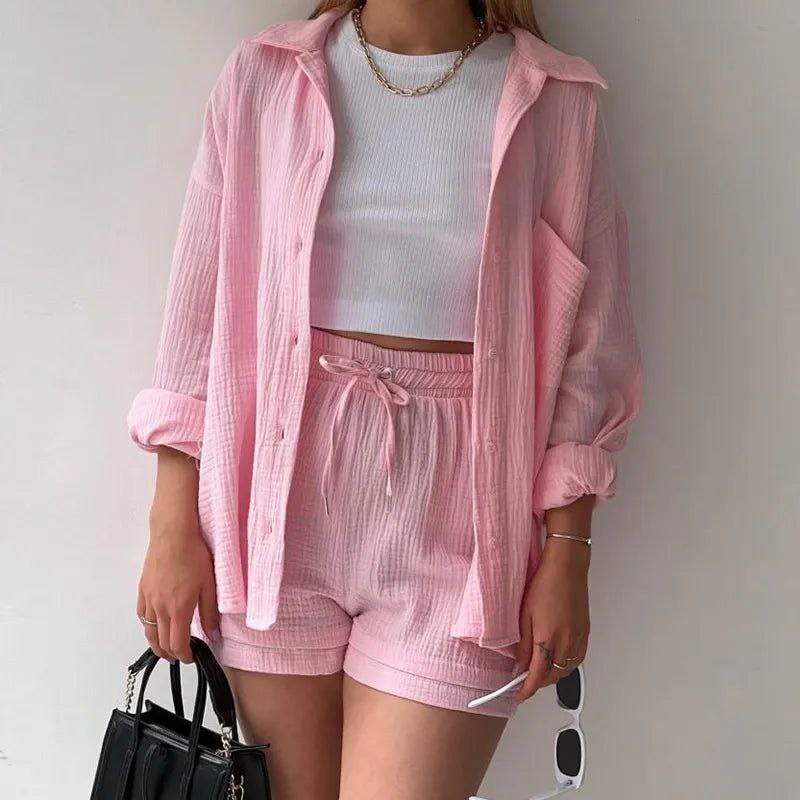 Ensemble Souki deux pièces en coton