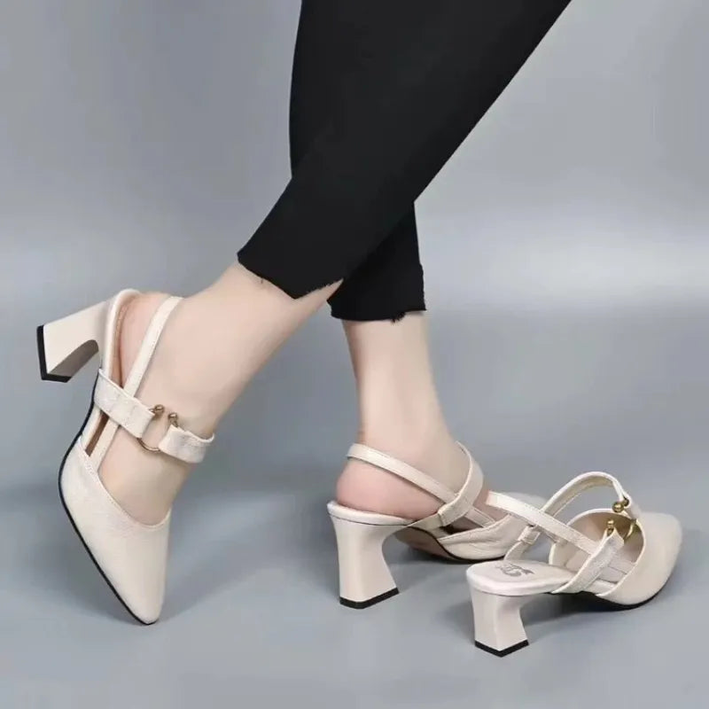 Hazel - Talons à bride arrière Élégance
