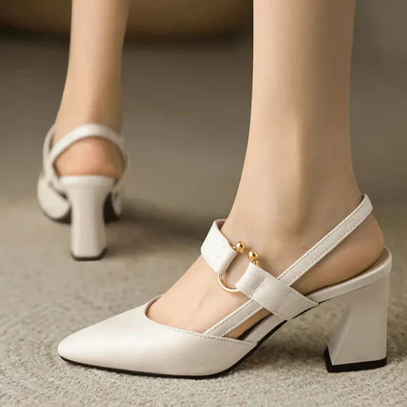 Hazel - Talons à bride arrière Élégance