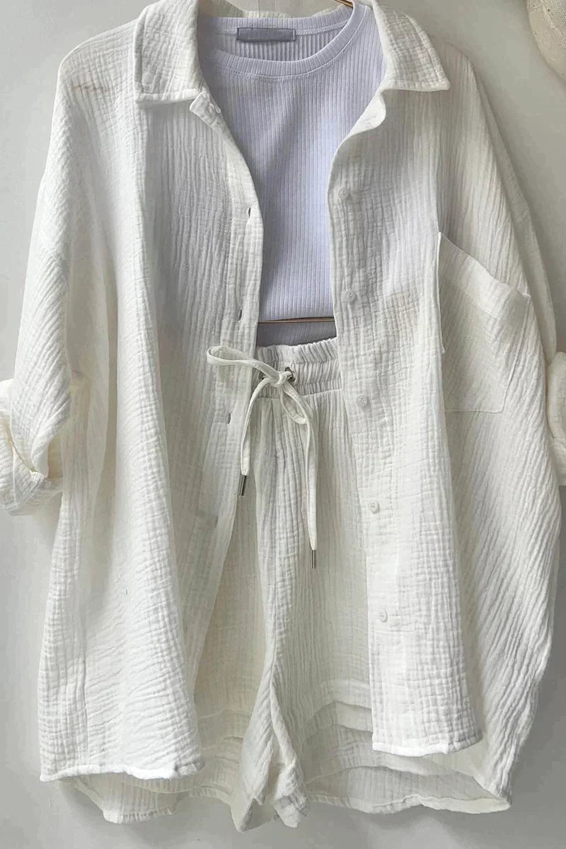 Ensemble Souki deux pièces en coton