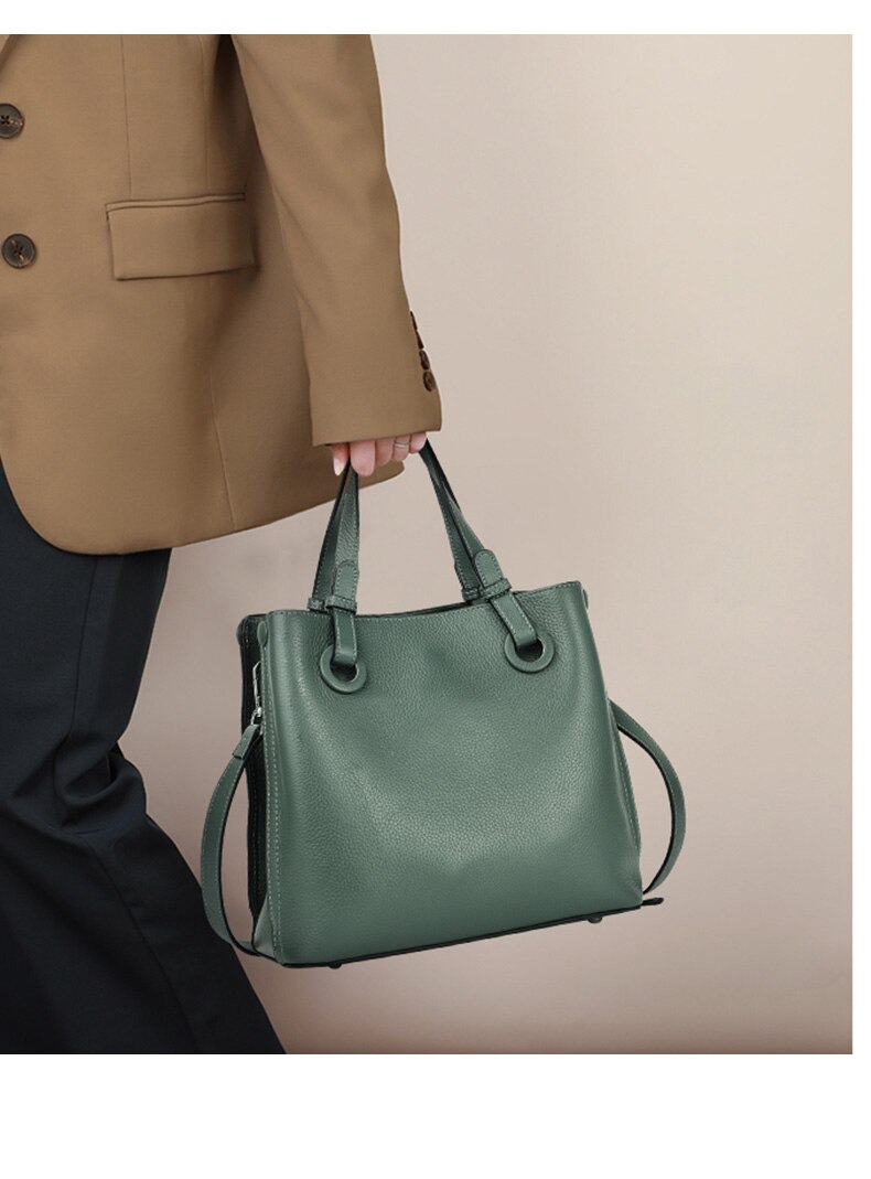 Sac Bandoulière Vert Luxe