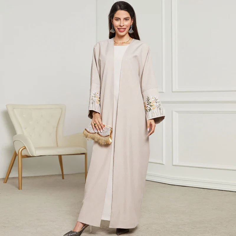 Abaya Florale Élégante