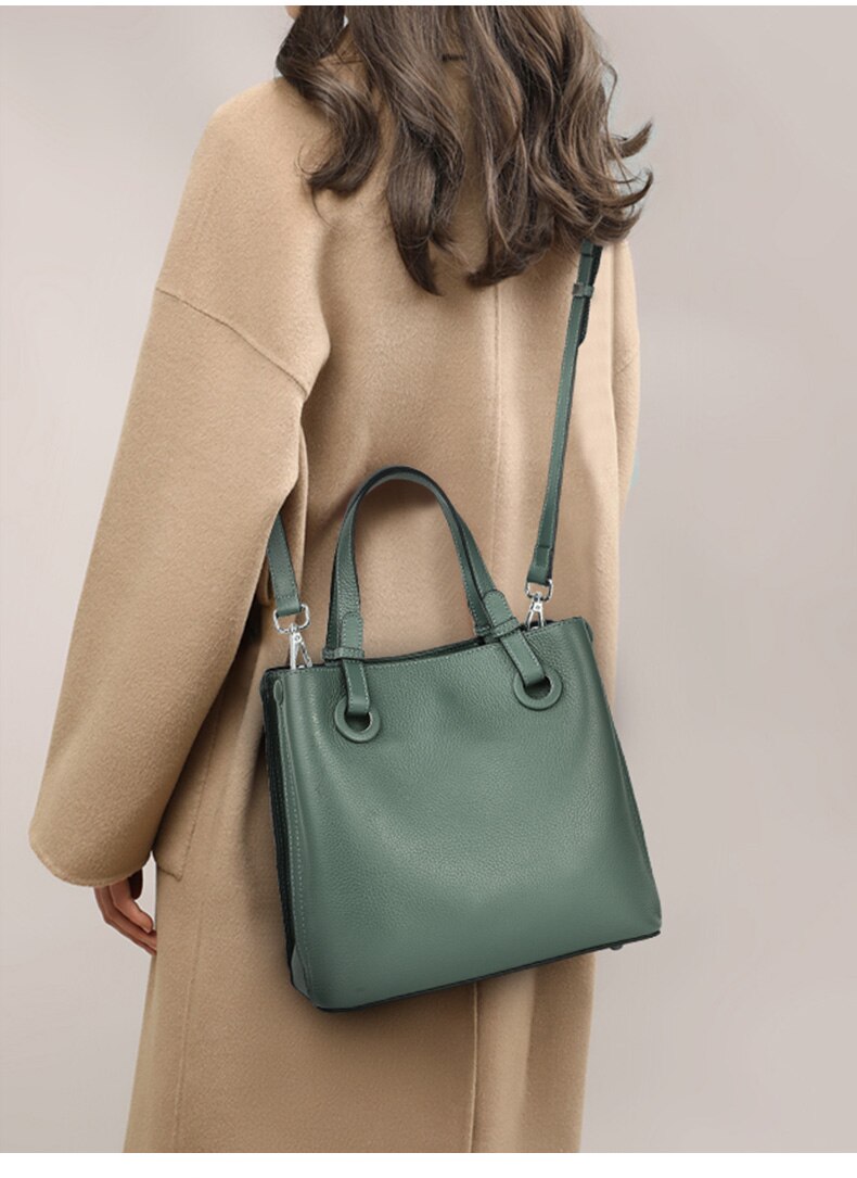 Sac Bandoulière Vert Luxe