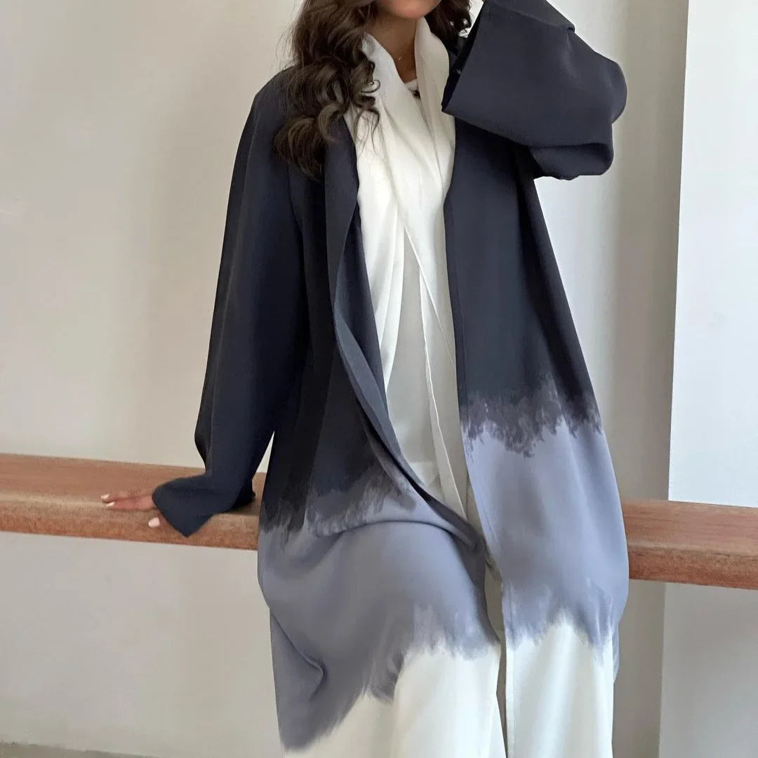 Abaya Dégradée Élégante