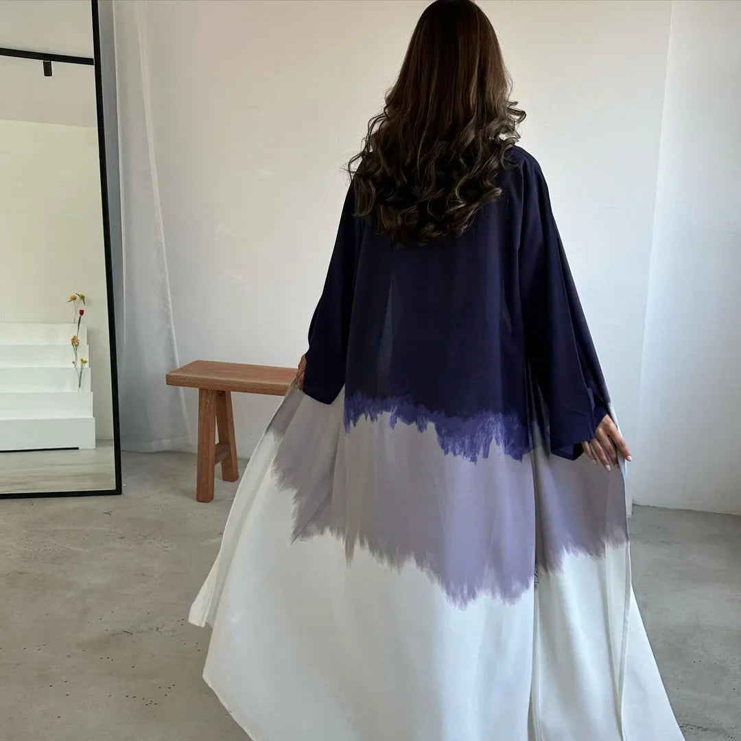 Abaya Dégradée Élégante
