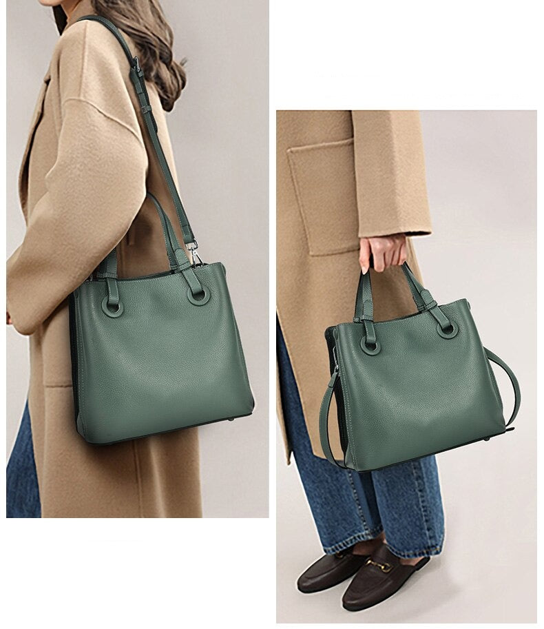 Sac Bandoulière Vert Luxe