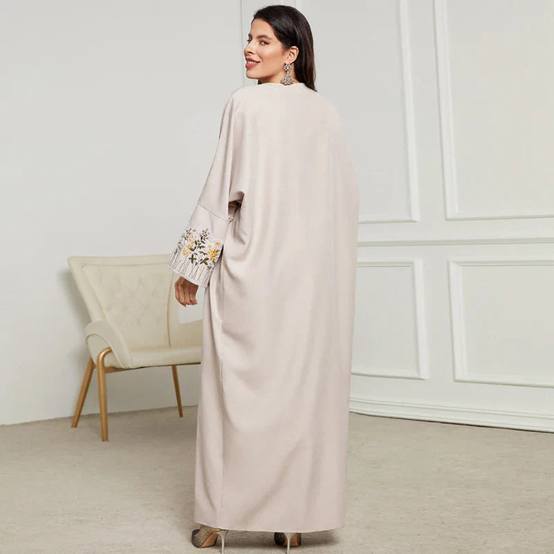 Abaya Florale Élégante