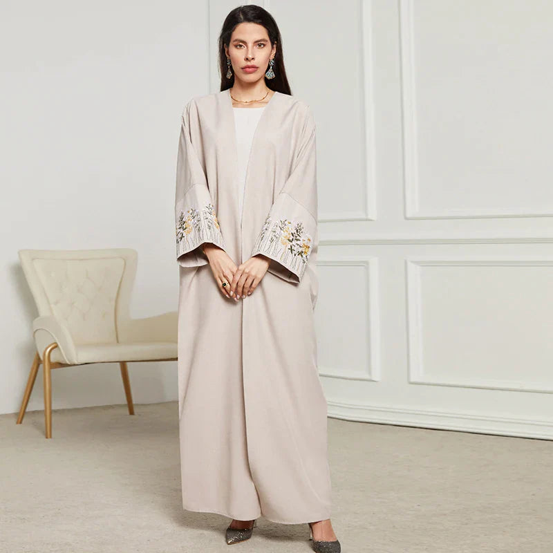 Abaya Florale Élégante