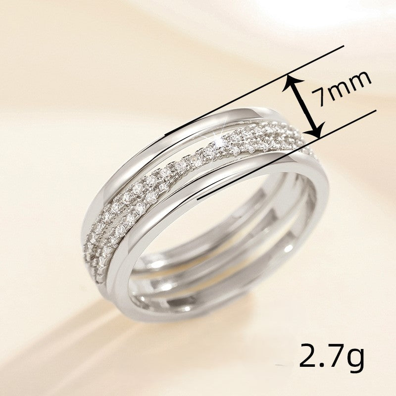 Bague Géométrique Chic