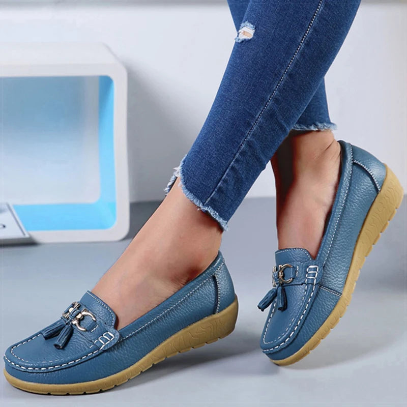 Faye - Mocassins à glands sans lacets