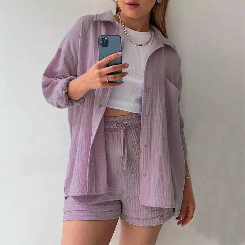 Ensemble Souki deux pièces en coton