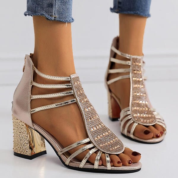 Sana - Talons à lanières ornées