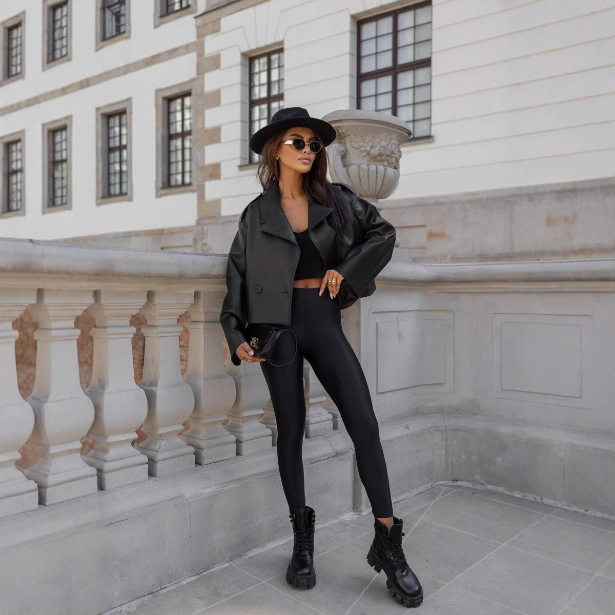 Veste en Cuir Vintage