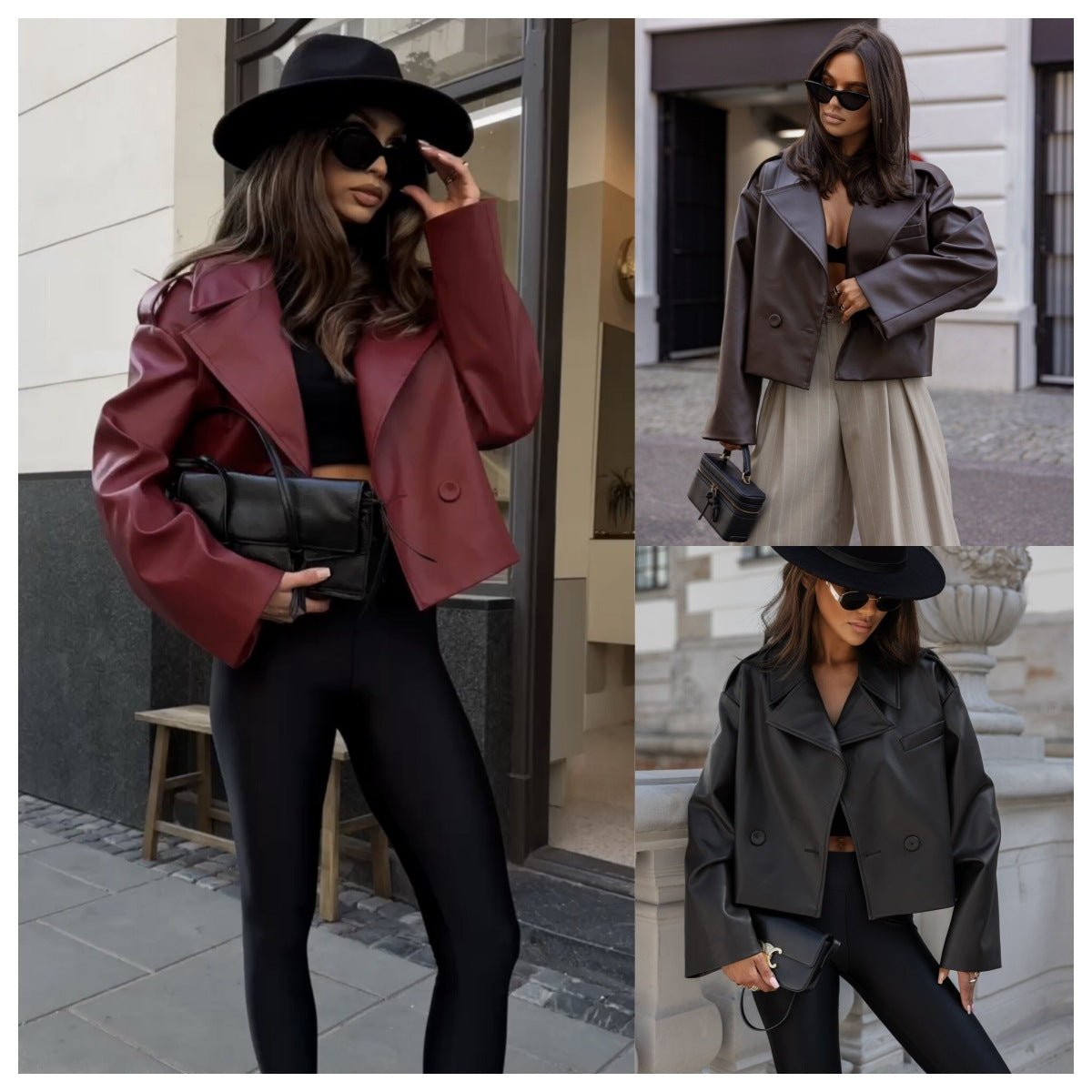 Veste en Cuir Vintage