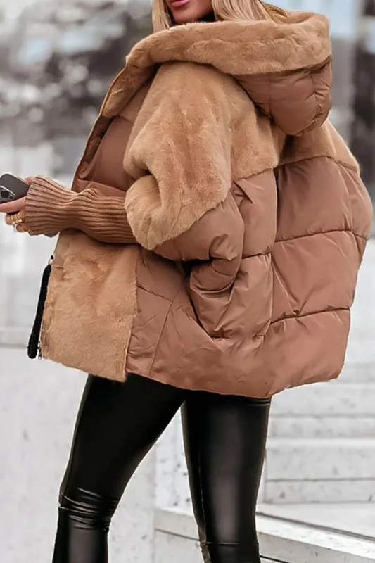 Veste Bomber Avec Capuche Pour Femme