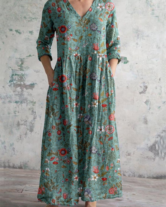 Robe Vintage Été Fleuri