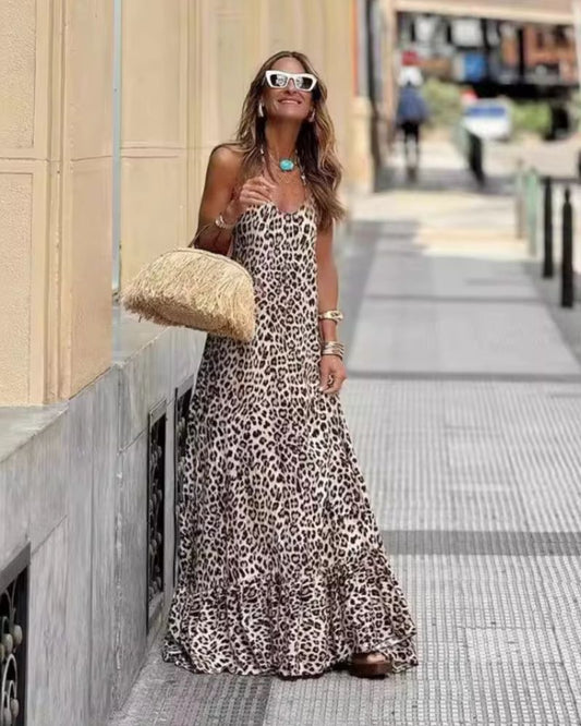 Robe Léopard d'Été