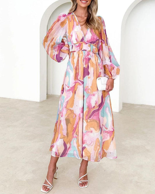 Robe Maxi Chic Colorée