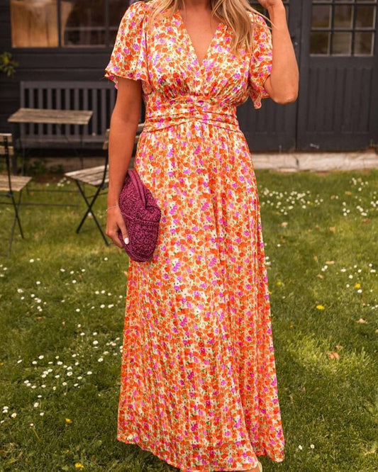 Robe Longue Fleurie