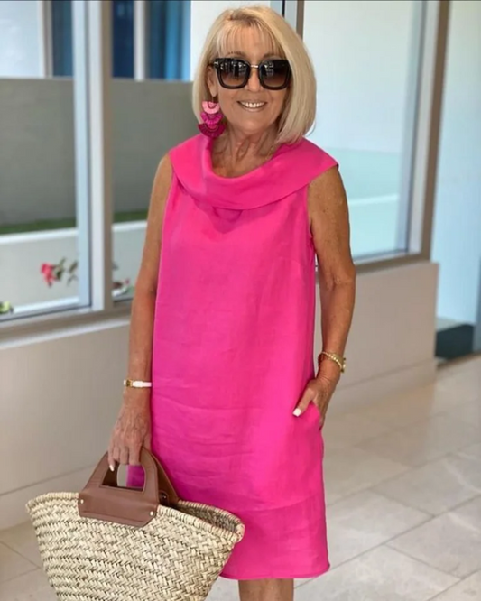 Robe Légère Fuschia Chic