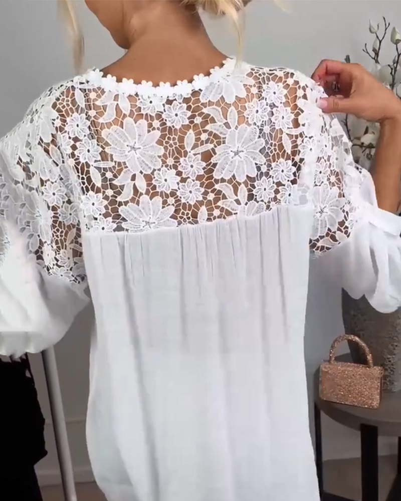 NICA - BLOUSE EN DENTELLE