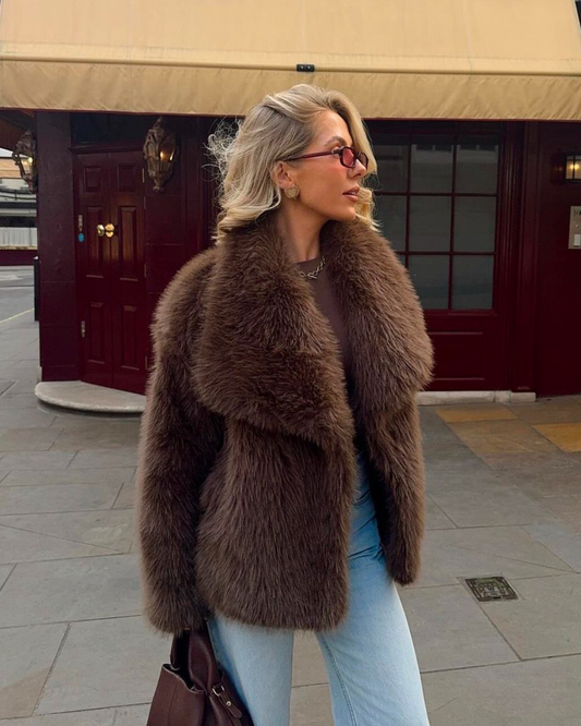 Veste Fausse Fourrure Chic
