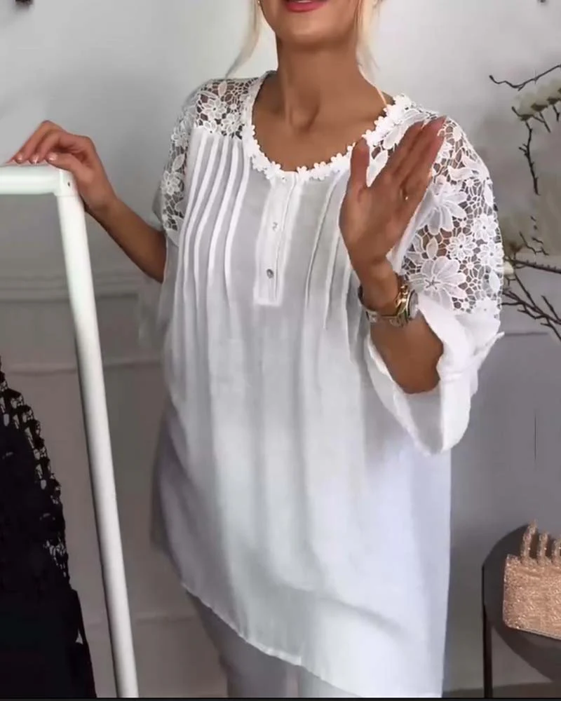 NICA - BLOUSE EN DENTELLE
