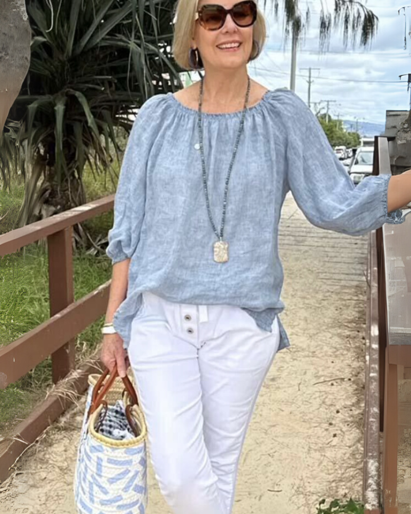DANIA - CHEMISE EN COTON ET LIN