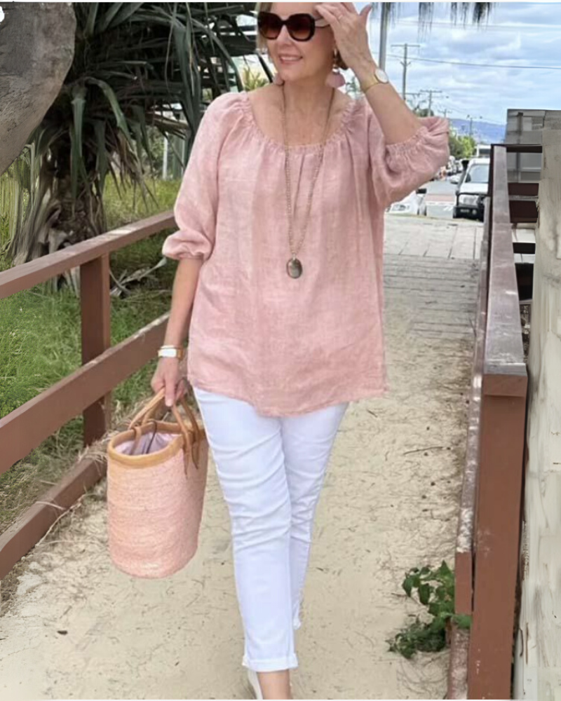 DANIA - CHEMISE EN COTON ET LIN