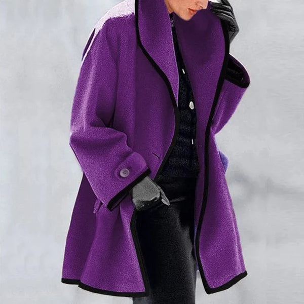 Manteau Élégant 3/4 En Laine