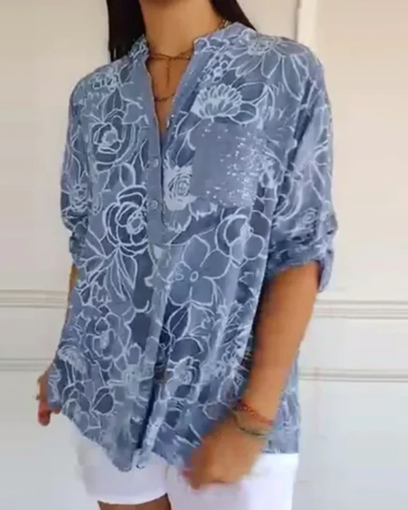 NARESE - BLOUSE FLORALE