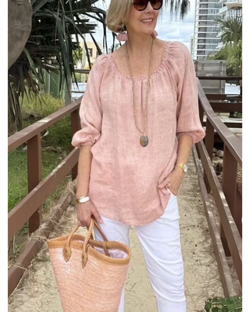 DANIA - CHEMISE EN COTON ET LIN
