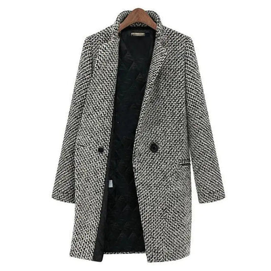 Manteau 3/4 En Laine Pour Femme