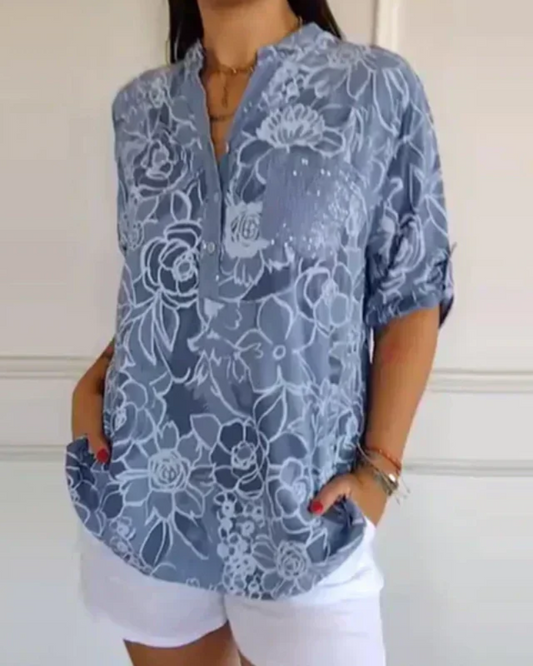 NARESE - BLOUSE FLORALE