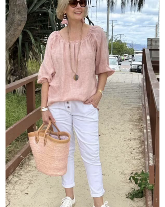 DANIA - CHEMISE EN COTON ET LIN
