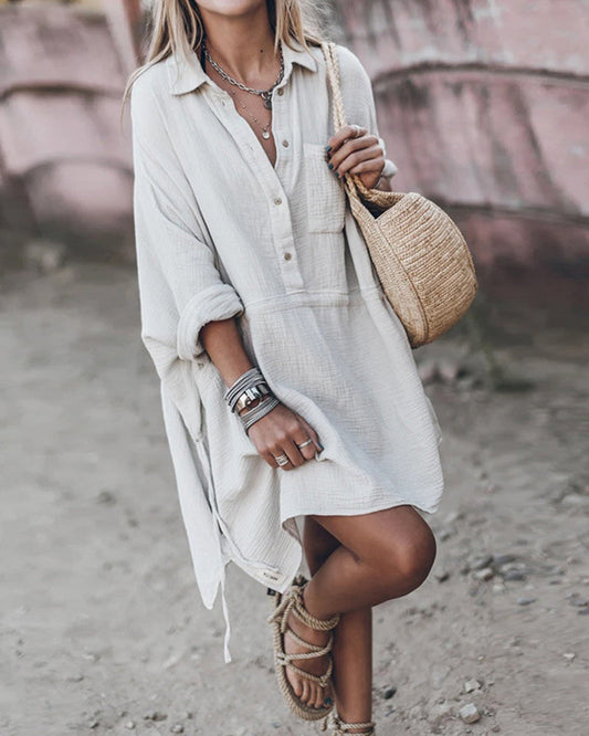 Robe Chemise Chic Coton