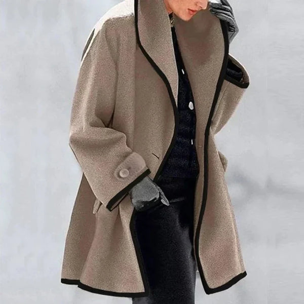 Manteau Élégant 3/4 En Laine