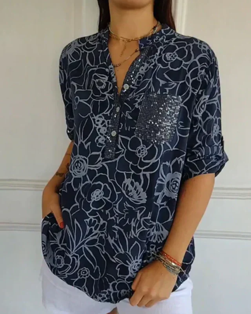 NARESE - BLOUSE FLORALE