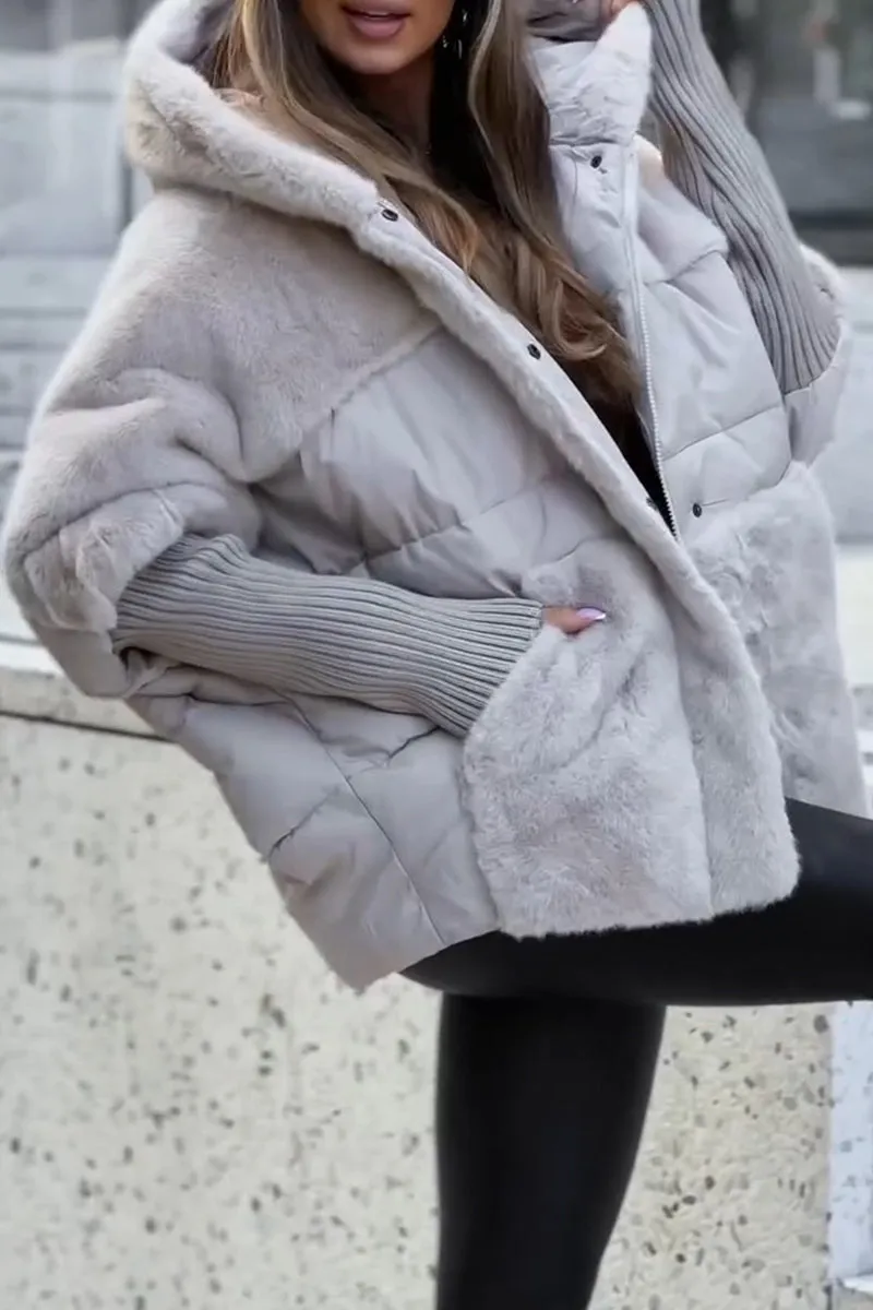 Veste Bomber Avec Capuche Pour Femme