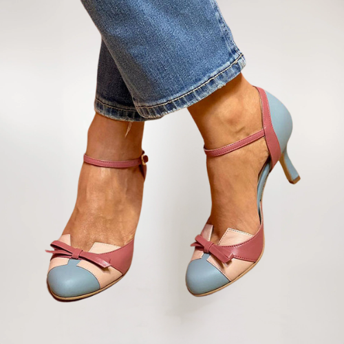 Sandales Talon Bride Nouée